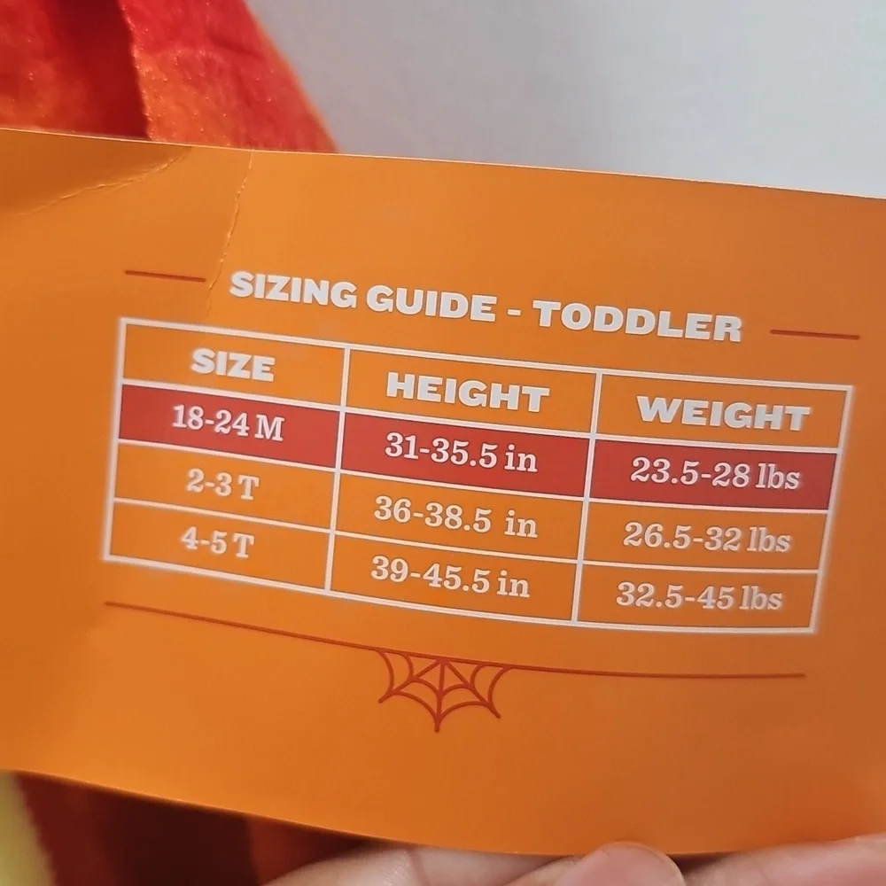 Halloween Costume Monster‎  Toddler Size 18-24 Months